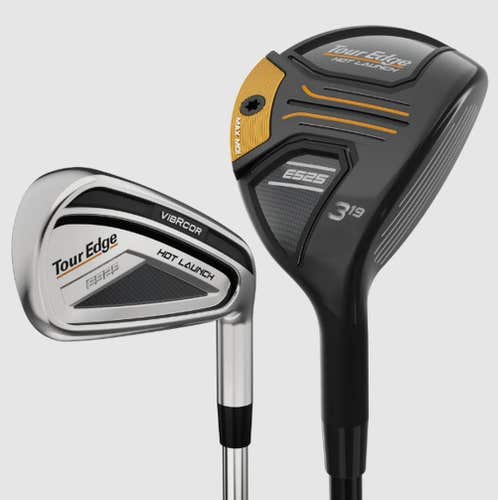 Tour Edge Hot Launch E525 Combo Iron Set 4/5H+6-PW (Graphite UST Helium White,