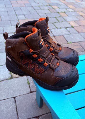 Mens Herman Survivors Pro Series Waterproof 6" Steel Toe Work Boots - US Size 13
