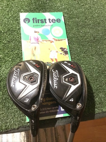 Titleist 915H Hybrids Set (3H & 4H) Stiff Diamana M+60 HY Red Graphite Shafts