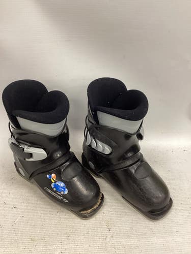 Used Rossignol R18 BOOTS Boys DH Ski Boot Black 185 MP - Y12 11851-S000039716