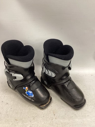 Used Rossignol R18 BOOTS Boys DH Ski Boot Black 185 MP - Y12 11851-S000039716