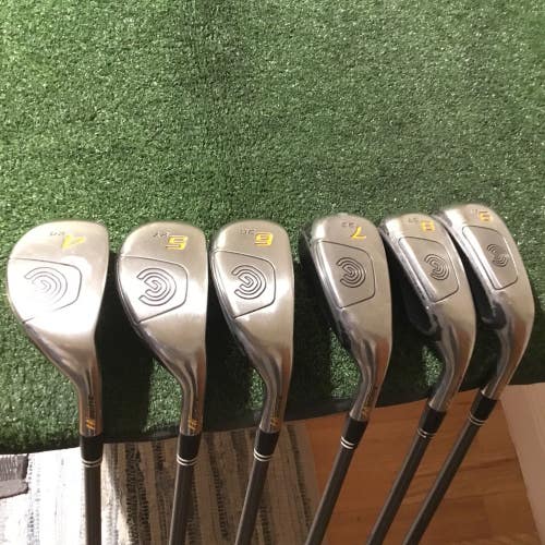Cleveland Hibore Hybrid Irons Set (4-9) Seniors 75g Graphite Shafts