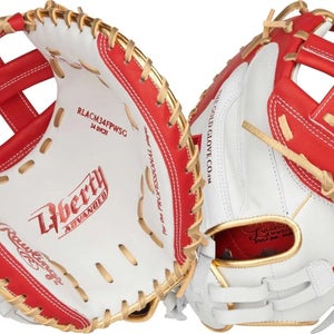 Rawlings Liberty Advanced 34" Fastpitch Softball Catcher's Mitt RLACM34FPWSG
