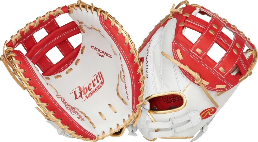 Rawlings Liberty Advanced 34" Fastpitch Softball Catcher's Mitt RLACM34FPWSG