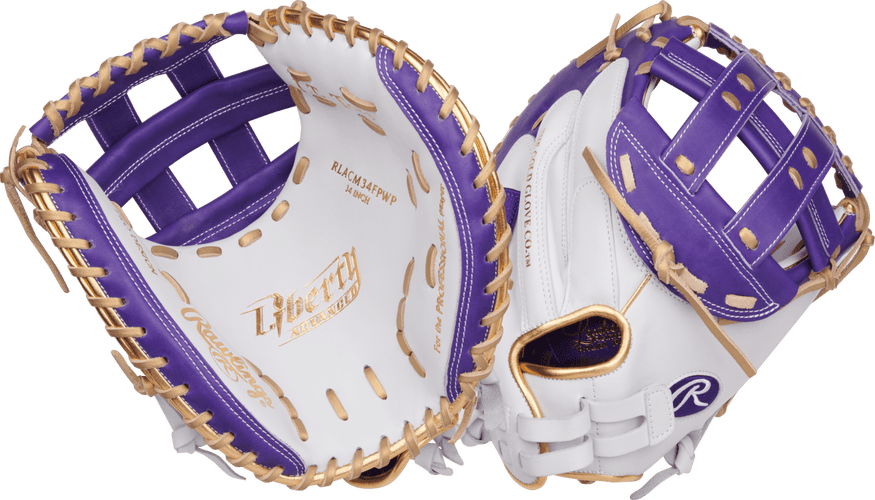 Rawlings Liberty Advanced 34" Fastpitch Softball Catcher's Mitt RLACM34FPWPUG