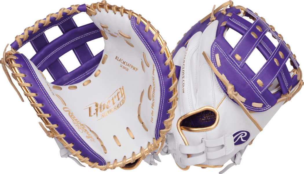 Rawlings Liberty Advanced 34" Fastpitch Softball Catcher's Mitt RLACM34FPWPUG