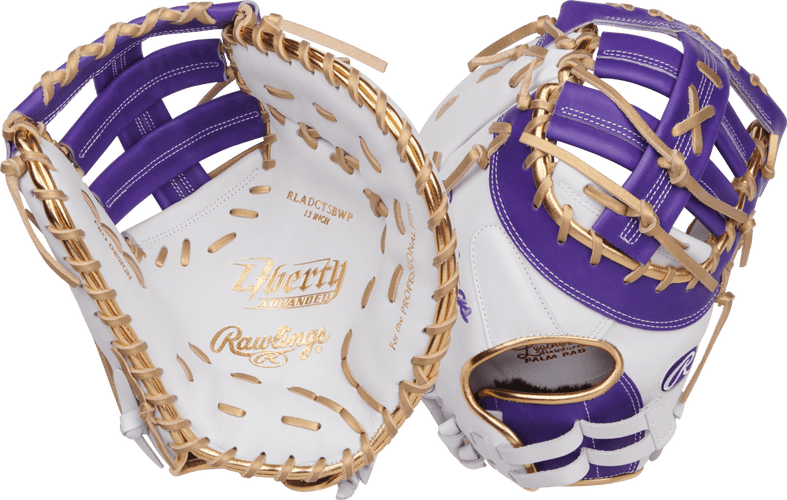 Rawlings Liberty Advanced 13" Fastpitch Softball First Base Mitt RLADCTSBWPUG