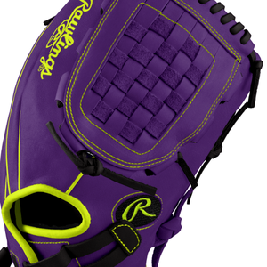 Rawlings Heart of the Hide purple Reign 12" Softball Glove PRO120SB-PR