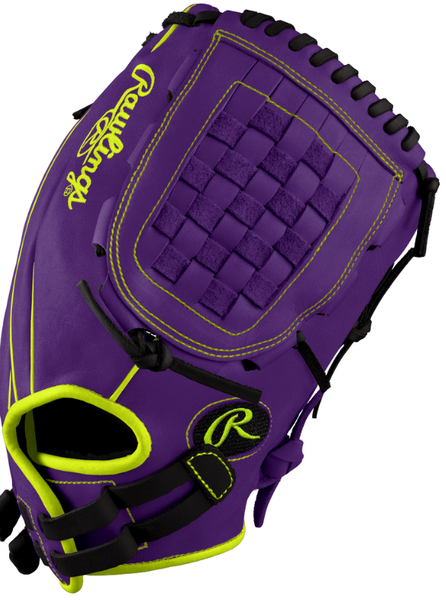 Rawlings Heart of the Hide purple Reign 12" Softball Glove PRO120SB-PR