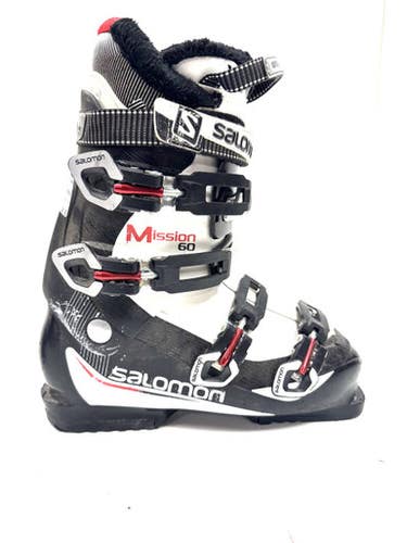 Used Salomon MISSION 60 Mens DH Ski Boot Black 270 MP - M09 - W10 11860-S000300361