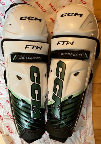 Senior CCM Jetspeed FTW 12" Shin Pads - Like New
