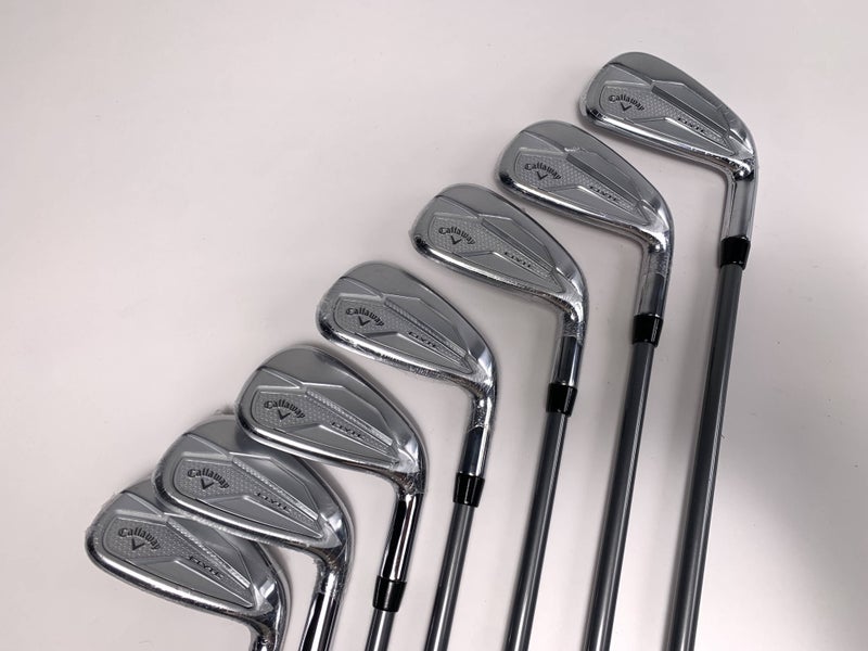 Callaway Elyte Iron Set 5-PW+AW Project X Denali 6.0 75g Stiff Graphite RH NEW
