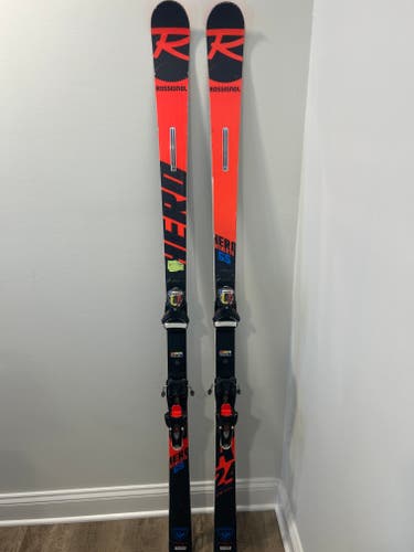 Unisex Rossignol 175 cm Racing Hero Athlete GS Skis With Bindings Max Din 12 (Used)