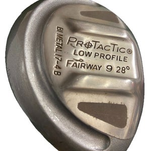 ProTactic Low Profile 9 Wood 28* RH Petite Ladies Flex Graphite 38.5" New Grip