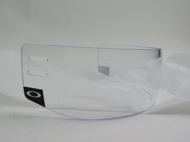 Oakley 2.75" Small Straight NHL Pro Stock Team Issued Hockey Helmet Visor Clear