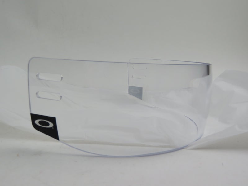 Oakley 2.75" Small Straight NHL Pro Stock Team Issued Hockey Helmet Visor Clear