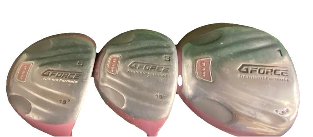 Ram G-Force Women's Wood Set 460cc Ti Driver,3w, 5w RH Ladies Graphite New Grips