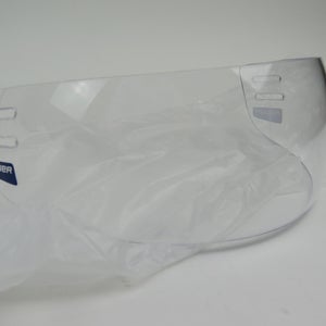 Bauer Small Straight NHL Pro Stock Team Issued Hockey Helmet Visor Clear