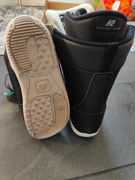 Size M 7.5 (W 8.5) K2 belief Snowboard Boots (Used)