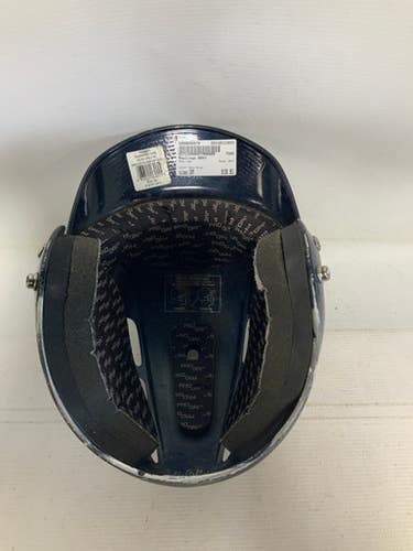 Used Rawlings NAVY Batting Helmet No Mask Navy Blue SM 11823-S000035679