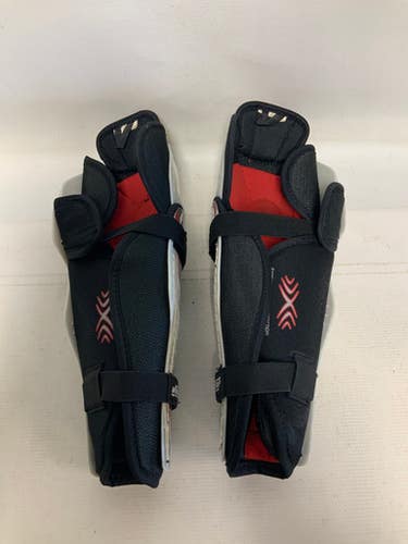 Used Bauer VAPOR X30 Intermediate Shin Guards White 12" 11823-S000035668