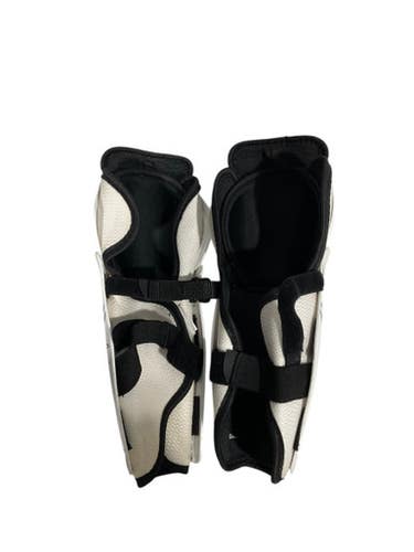 Used CCM LTP Junior Shin Guards White 10" 11847-S000030846