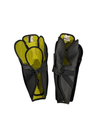 Used Pure Hockey SHINGUARDS Junior Shin Guards Black 10" 11847-S000030839
