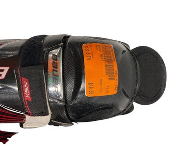 Used Bauer NEXT Junior Shin Guards Black 9" 11847-S000030828