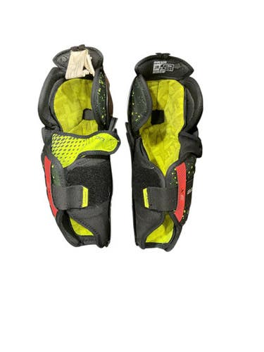 Used Bauer VAPOR Junior Shin Guards Black 11" 11847-S000028627