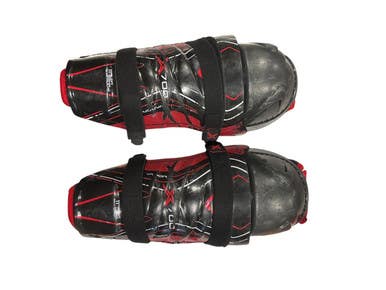 Used Bauer VAPOR X700 Junior Shin Guards Black 11" 11847-S000028991