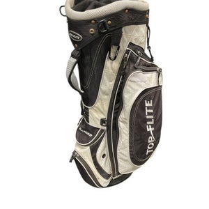 Used Top Flite GOLF BAG Mens Stand Bag Black And White 11847-S000030777