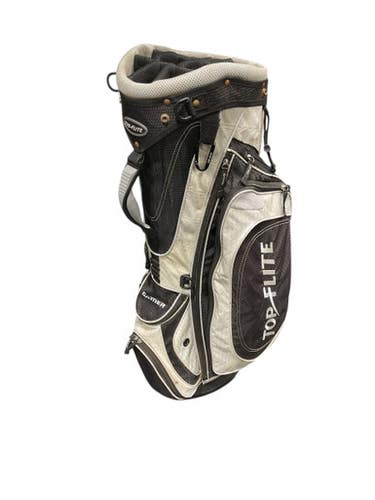 Used Top Flite GOLF BAG Mens Stand Bag Black And White 11847-S000030777