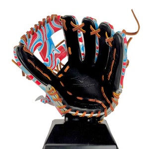 Used Mizuno MPRINT GPS-40RMP BB/SB Glove RH Throw White/Royal/Red 11 1/2" 11506-S000290301