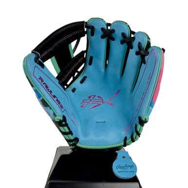 Used Rawlings REV1X  REV204-2XCBB BB/SB Glove RH Throw Carolina Blue 11 1/2" 11506-S000291250