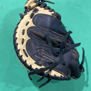 Used Akadema ADF440 Right Hand Throw Catcher's Baseball Glove 33.5"