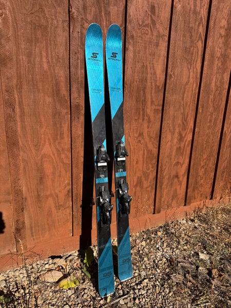 Stockli Stormrider 95 Skis | 184 cm | Salomon Strive 13 demo bindings