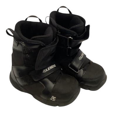 5th ELEMENT Boys Snowboard Boots Black - Size 01 11443-S000199405
