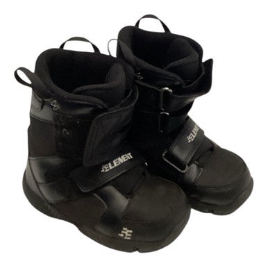 5th ELEMENT Boys Snowboard Boots Black - Size 01 11443-S000199405