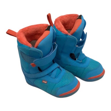 HEAD FUTURE Boys Snowboard Boots Teal - Size Youth 13.0 11443-S000199403