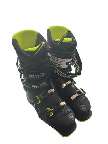 Used Rossignol 100 HV Mens DH Ski Boot Black 255 MP - M07.5 - W08.5 11883-S000153564
