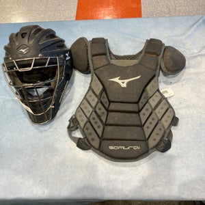 Youth Mizuno Samurai Catchers Helmet+ Chest Pad (Used)