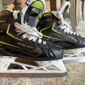 2024 Bauer GSX Hockey Goalie Skates Regular Width Size 2 (Used)