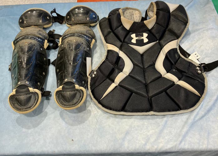 Youth Under Armour Catcher's Set (Used)