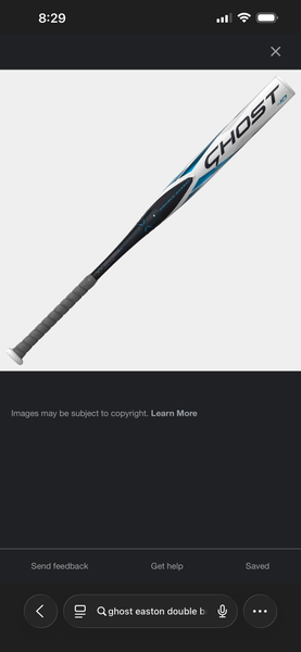 2023 Easton Ghost Composite Bat (-10) 21 oz 31" (Used)