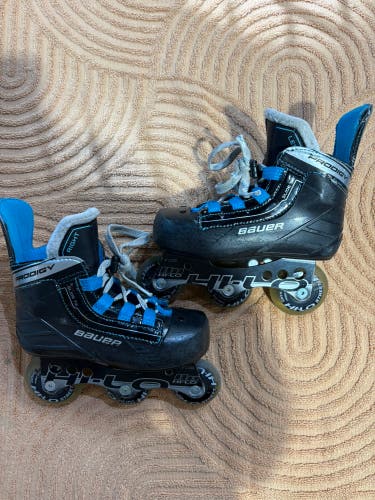 Youth Bauer Prodigy Inline Skates Regular Width Size Y10 (Used)