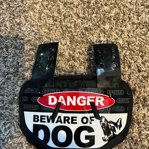 Youth Battle Football Back Plate (New)