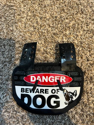 Youth Battle Football Back Plate (New)