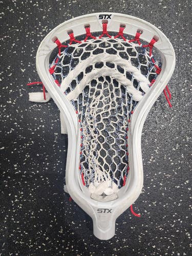Used STX STALLION 1K Mens Lacrosse Head White 11849-S000033286