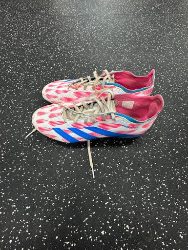 Used Adidas PREDATOR PRO Soccer Cleats White Senior 10 11849-S000033285