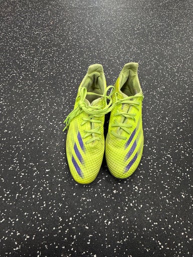 Used Adidas X GHOSTED Soccer Turf Shoes Neon Green Senior 6 11849-S000033283